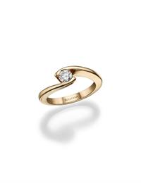 טבעת אירוסין, זהב 18 קראט ויהלומים, BLOOM תכשיטי יוקרה