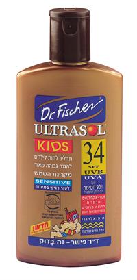 אולטרסול תחליב לחות SPF34 לילדים. צילום: דן לב
