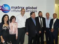 שר התמ"ת בנימין (פואד) בן אליעזר בביקור במודיעין עילית ומרכז הפיתוח של מטריקס גלובל