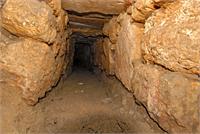 האמה שנחשפה. צילום: אסף פרץ, באדיבות רשות העתיקות
