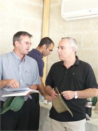 שר האוצר יובל שטייניץ בביקור בגוש עציון עם ראש המועצה שאול גולדשטיין