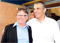 השר משה כחלון וחיים א-דור. יח"צ