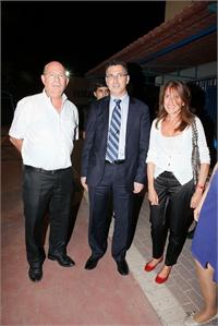 שולה רקנאטי, שר החינוך וראש עיריית רמלה יואל לביא 