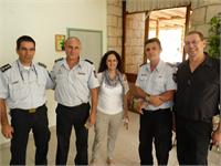ביקור רב טפסר שחר איילון במחלקת נוער צילם יורם לוי