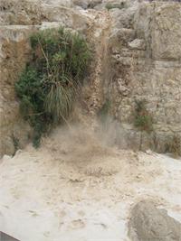 שטפון בעין-גדי צילום: אלון שחל