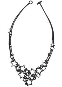 MADEO - Stars black necklace 229 שח צילום יחצ