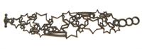 MADEO - Stars bracelet brown