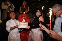 אתי דודאי והשף מוריס מונייר. צילום: ניר פקין