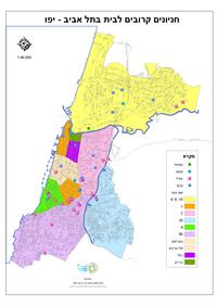 במפה - חלוקת חניוני קרוב לבית החדשים 