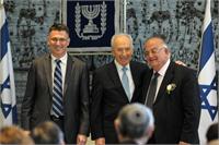 נשיא המדינה, שר החינוך וד"ר שמשון שושני. צילום: מוקי שוורץ 