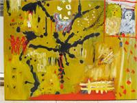אתי לב, "נןף צהוב" (130-103 סמ'), מתוך התערוכה