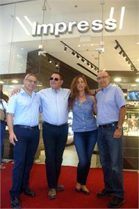 מימין: אבי מרקוביץ, חגית להב, אלי להב, אבי שיטרית. צילום: דודו גרינשפן