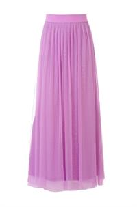 Flatter Boutique חצאית שכבות שיפון ורודה מחיר 250 שח סתיו חורף 2014 צילום אסקף ועומר מסינגר