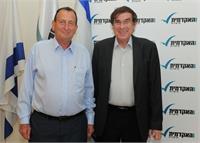 ראש עיריית תל אביב יפו, רון חולדאי ונשיא האקדמית תל אביב יפו, פרופ' שלמה בידרמן. קרדיט צלם: כפיר סיון