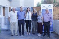 ביקור ראש העיר בפרויקט תמ"א 38 הראשון בירושלים 
