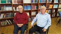 מימין: ד"ר מוטי נצר וד"ר אמנון גונן. צילום: עמית וולקוביץ