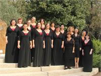 אנסמבל קולות נשים נעמה במופע מיוחד במנזר בית ג'מאל ב- 27 בפברואר 2016 