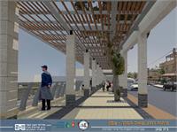 תמונות הדמיה של המדרחוב של אדריכל הפרוקיט ראגב זועבי