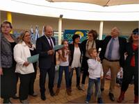 השר בנ בבית ספר יובלים. צילום:חורחה נובומינסקי