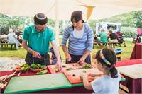 מכינים סלט לארוחת ערב