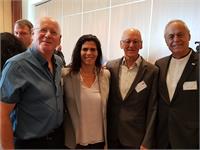 מימין איתן ברק מירוסלב סרר יעל ארד וגילי לוסטיג. צילום: באדיבות הוועד האולימפי בישראל