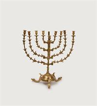 תערוכת חנוכיות מאוסף החנוכיות של דרורה ופנחס זכאי במוזיאון גוטמן לאמנות. צילום אסף ורן ארדה 