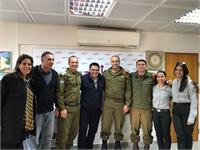 תמונה ראש מועצת ירוחם אלוף פיקוד העורף