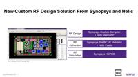 תרשים: פתרון ה-Custom RF Design המשותף של סינופסיס ו-Helic