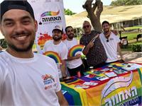 אלי ביטון במצעד הגאווה של המכללה למינהל