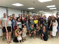 129 צעירים מגרמניה שהגיעו להתנדב ולסייע לניצולי שואה 