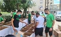 נוער מכבי חיפה בעמותת יד עזר לחבר, צילום: גו הריש