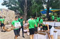 נוער מכבי חיפה בעמותת יד עזר לחבר, צילום: גו הריש