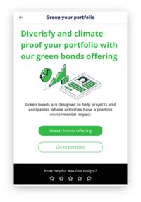 Examples of Personetics’ sustainability capabilities (Graphic: Business Wire)