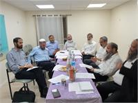רבני היישובים בישיבה בנושא קרדיט דוברות 