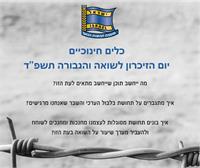 לזכור ולא לשכוח יום הזיכרון לשואה ולגבורה מת"ן מועצת תנועות הנוער