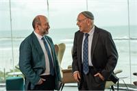 ברוך ברלינר מימין נחום סלוצקר משמאל