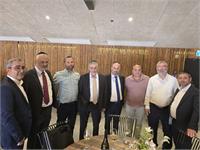 מנכ"ל המשרד לשירותי דת יהודה אבידן יו"ר מועצה אזורית בנימין ויו"ר מועצת יש"ע ישראל גנץ יו"ר מועצה דתית הרב ישי איתן ובכירי המשרד לשירותי דת 