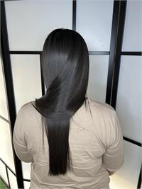 החלקה לשיער שחור