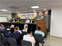 מנכ"ל המשרד לשירותי דת יהודה אבידן בכנס הפתיחה 